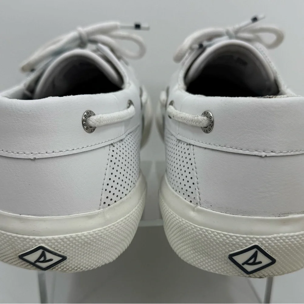 Sperry “Soletide” 2-Eye Sneakers White STS23160 Low Top Mesh Mens 12‎ Top Sider